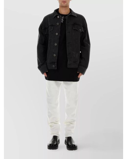 Balmain Black Denim Regular-Fit Jacket for men