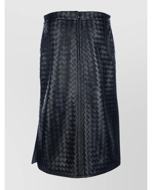 Bottega Veneta Blue High-Waisted Skirt
