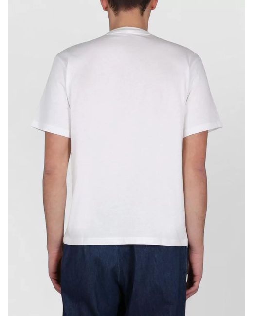 Sunnei Blue Crew Neck T Shirt Graphic Print for men