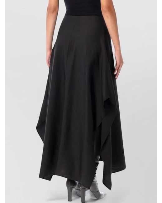 Studio Nicholson Black Draped Skirt