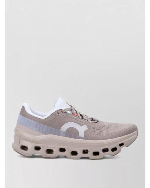 On Shoes Gray Cloud Performance Lace Up Running Shoes