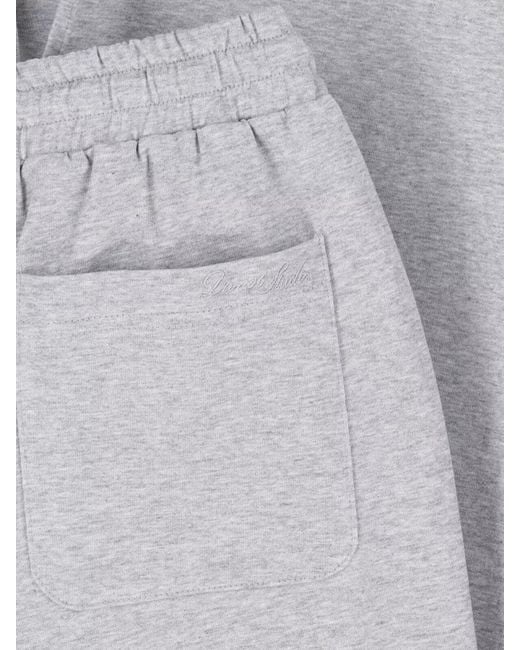 DUNST Gray Wide Leg Lounge Trousers Elastic Waistband Pockets