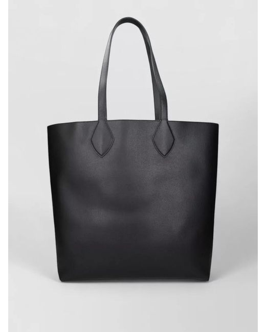 Ferragamo Black Leather Shoulder Bag for men