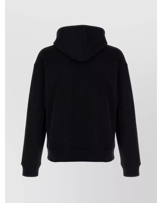Moschino Blue Logo Print Hoodie for men