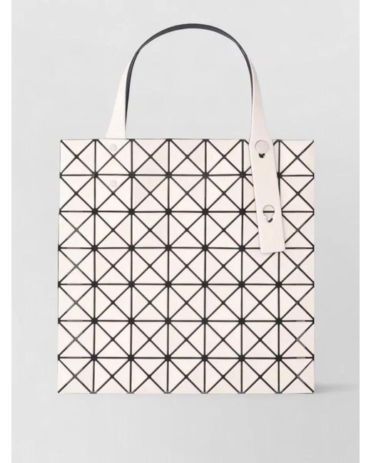 Issey Miyake White Shoulder Bag
