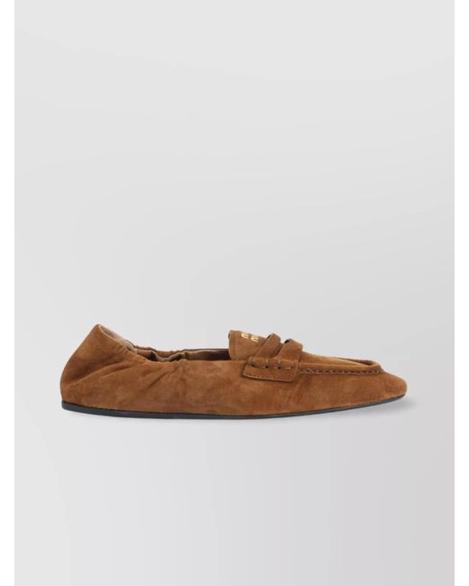Miu Miu Brown Loafers