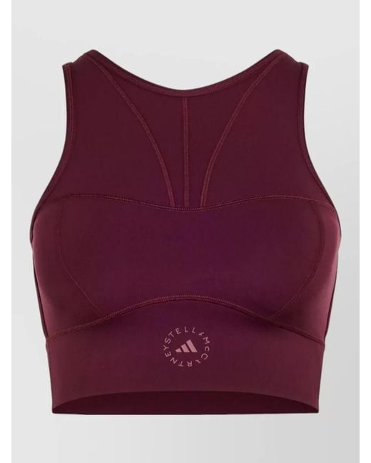 Adidas By Stella McCartney Purple Sleeveless Bra