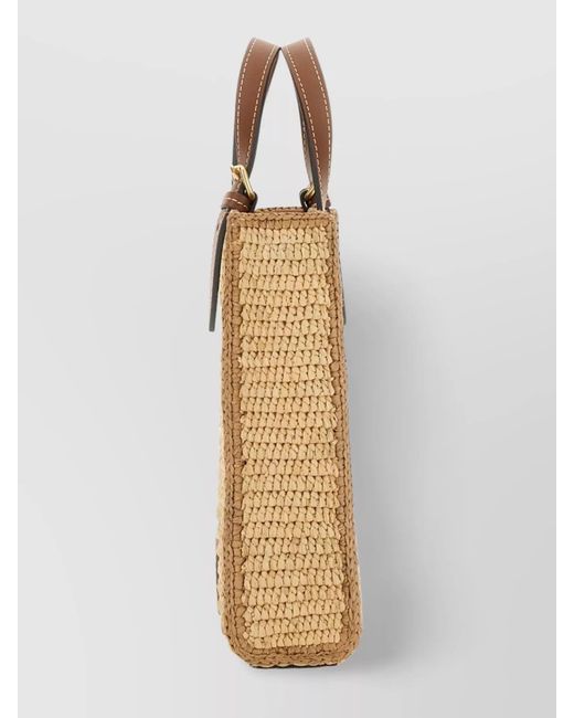 Anya Hindmarch Natural Na Raffia Tote Bag