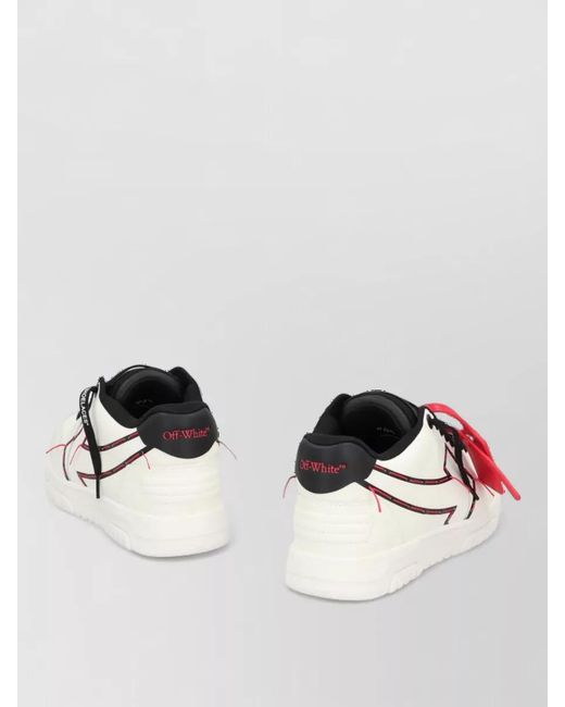 Off-White c/o Virgil Abloh Metallic Leather Low-Top Sneakers for men