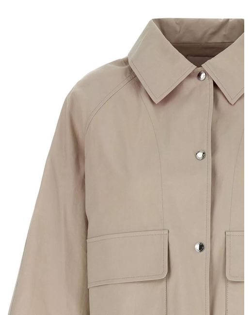 Yves Salomon Natural Honolulu Fitted Jacket