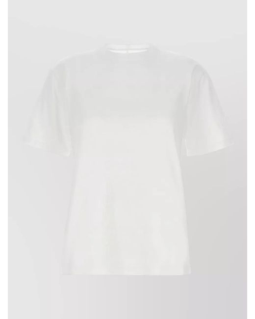 ARMARIUM White Vittoria Crew Neck Short Sleeve Top