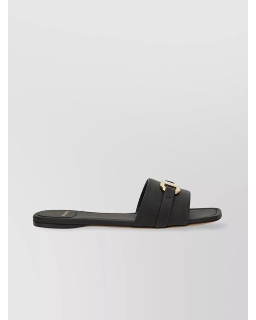 Ferragamo Multicolor Leather Slide Sandals
