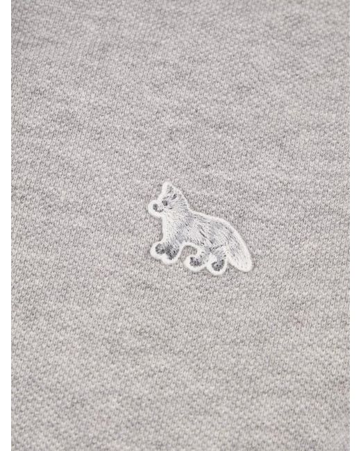 Maison Kitsuné White Regular-Fit Polo Shirt