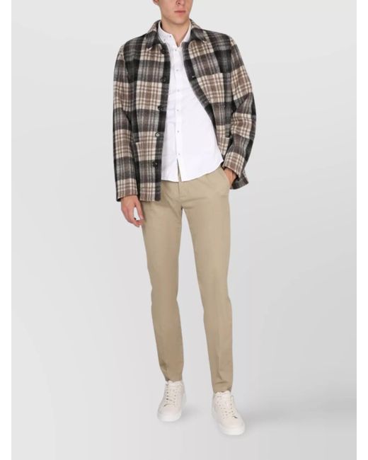 Aspesi Gray Winter Shirt Jackets for men