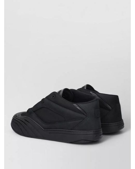 Givenchy Black Fabric Low-Top Sneakers for men