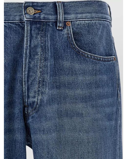 Valentino Garavani Blue Denim Regular-Fit Straight-Leg Jeans for men