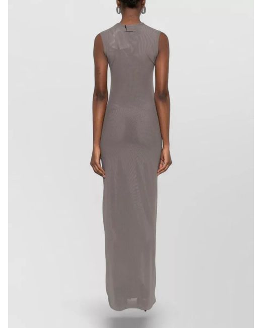 Jean Paul Gaultier Gray Maxi Dress