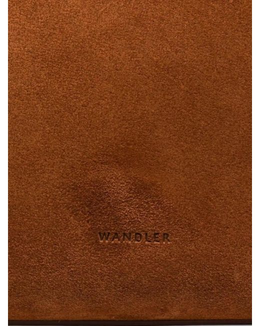 Wandler Brown Suede Shoulder Bag
