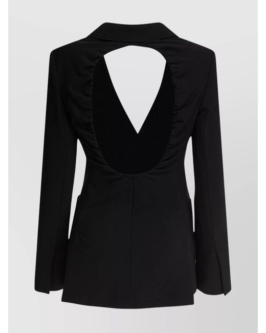 Max Mara Black Slim-Fit Jersey Blazer