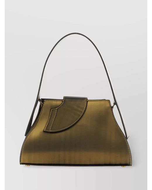 Gcds Green Small Holographic Shoulder Bag