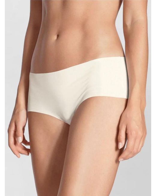 Calida White Seamless High Rise Everyday Panty