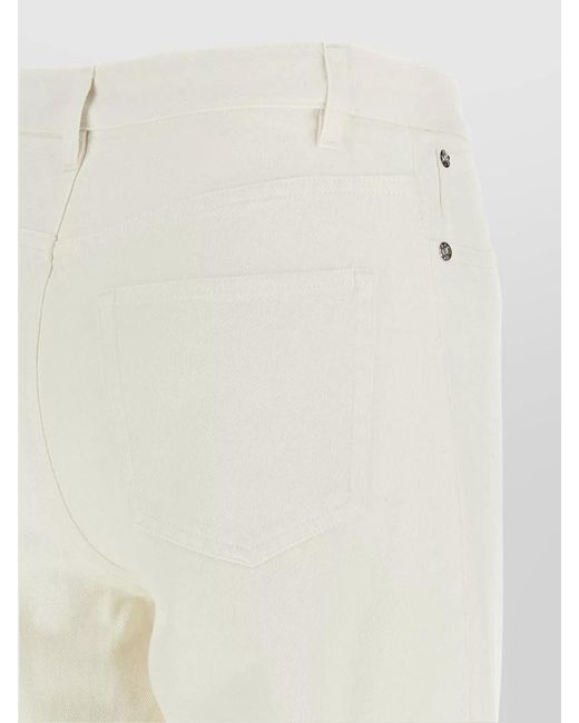 A.P.C. White Denim Wide-Leg Jeans
