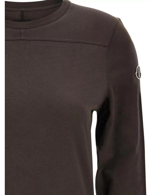 Rick Owens Brown Rick Owens Girder Jersey Long Sleeve T-Shirt