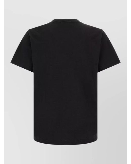 Stone Island Black Ghost Badge Crew Neck Regular T Shirt for men