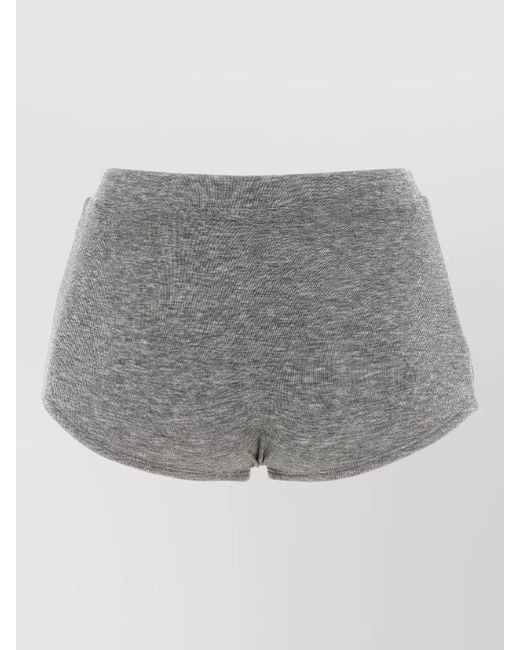 Entire studios Gray Booty Button Shorts Briefs