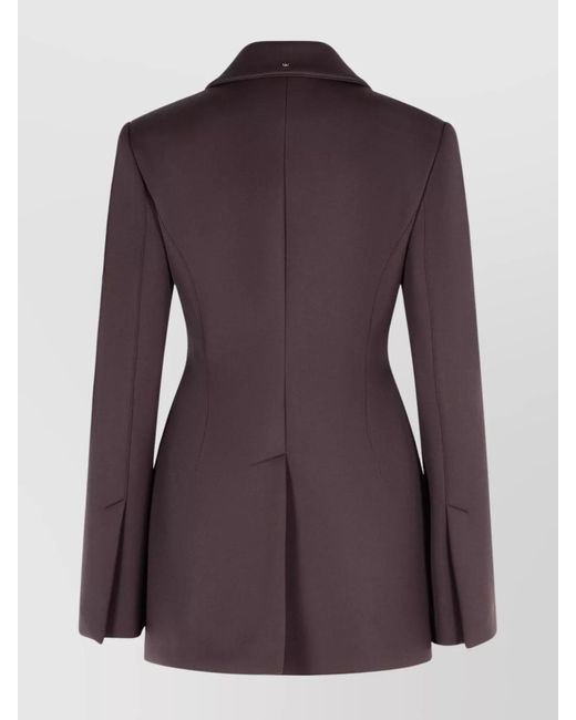 Sportmax Purple Slim-Fit Blazer