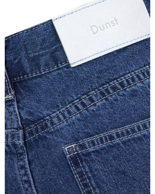 DUNST Blue Denim Trousers Belt Loop Five Pocket Design