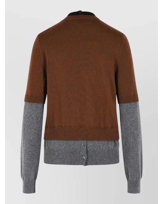Marni Brown Cashmere Sweater