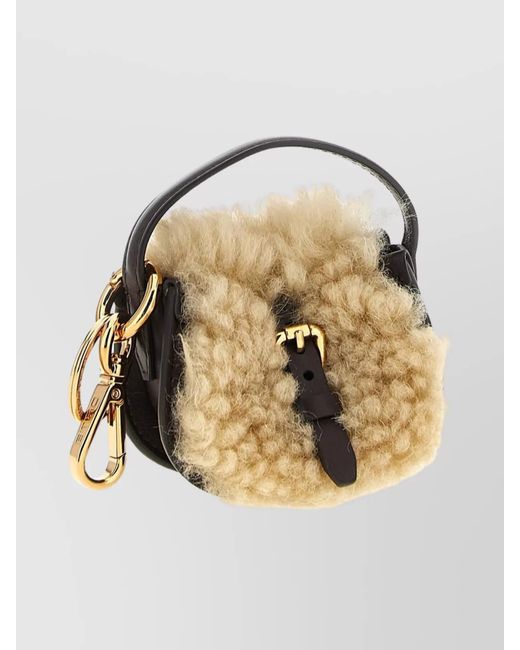 Etro Natural Leather Bag Charm