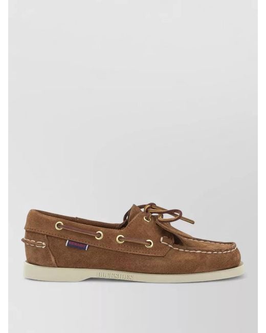 Sebago Brown Portland Artisan Ox Lace Up Shoes
