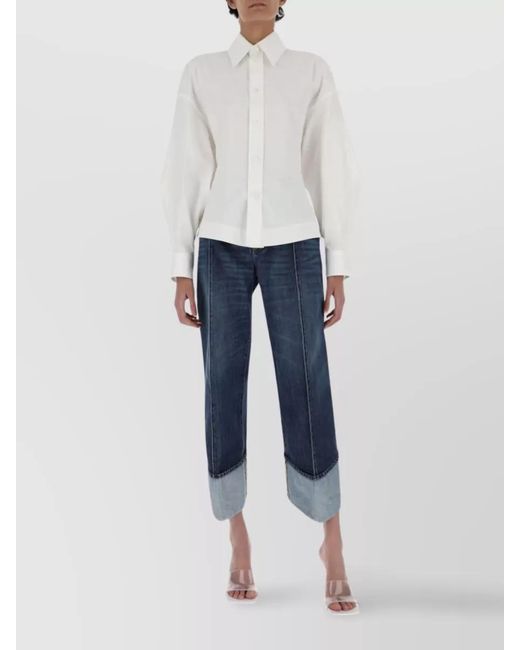 Bottega Veneta White Cotton Shirt