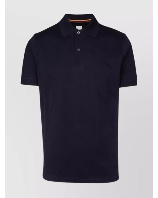 Paul Smith Blue Classic Short Sleeve Polo for men