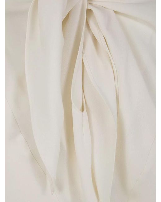 Max Mara White Silk Classic Shirt