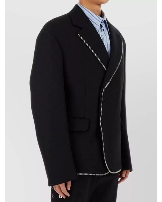 Off-White c/o Virgil Abloh Black Wool Blazer for men