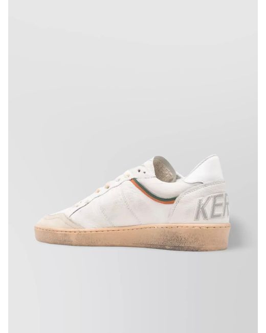 Golden Goose Deluxe Brand White Low Top Sneakers Star Detail for men