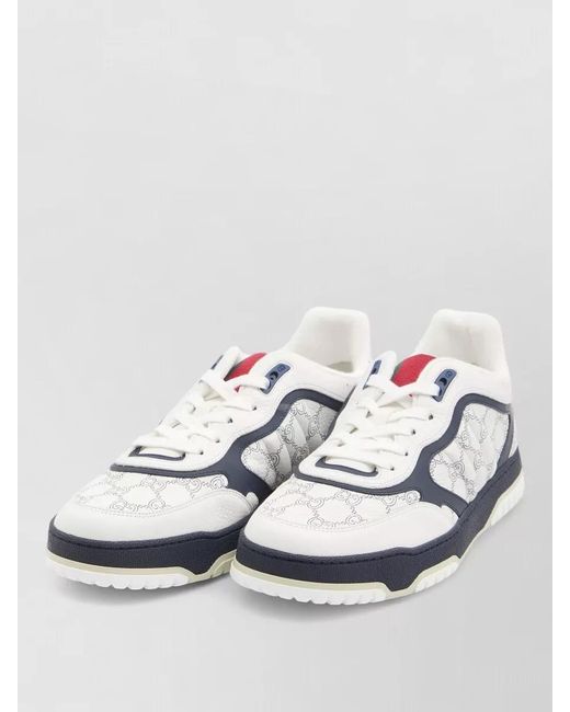 Gucci Metallic Leather Low-Top Sneakers for men