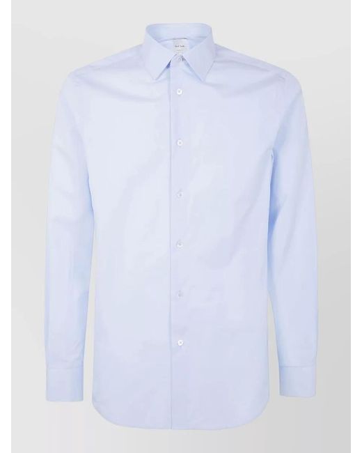 Paul Smith White Tailored Fit Shirt Long Sleeves for men