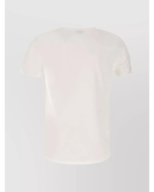 Lacoste White Pima Cotton Regular-Fit T-Shirt for men