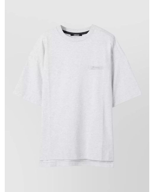 Jacquemus White Regular Fit Short Sleeve Shirt for men