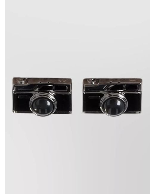 Paul Smith Black Camera Cufflinks for men