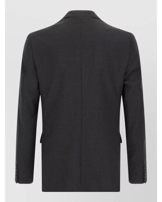 Pal Zileri Black Viscose Suit for men