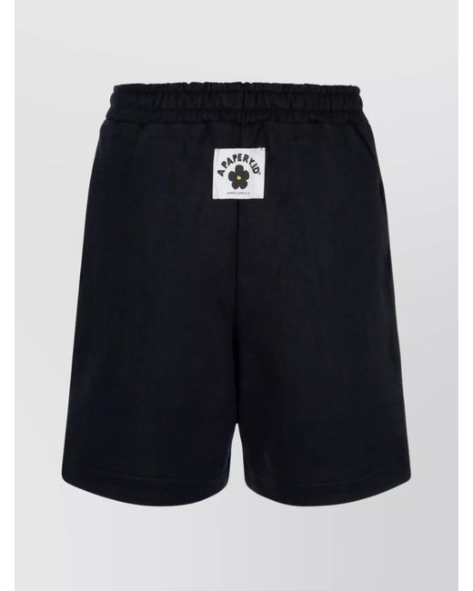 A PAPER KID Blue Chino Shorts for men