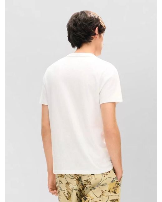 KENZO White Tiger Graphic Crew Neck T Shirt for men