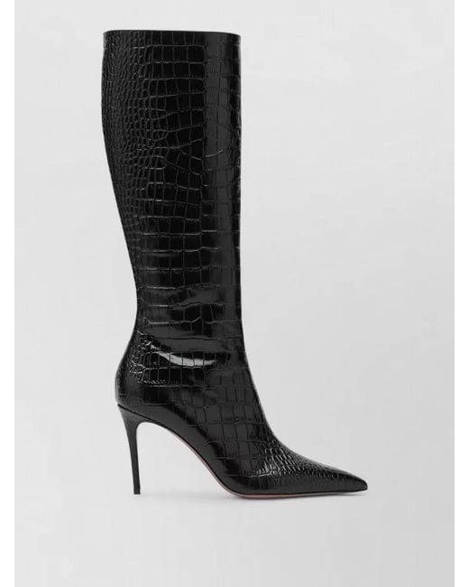 Paris Texas Black Knee-High Boots