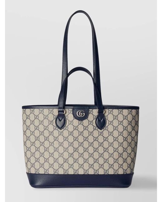 Gucci Gray Ophidia Small Tote Bag