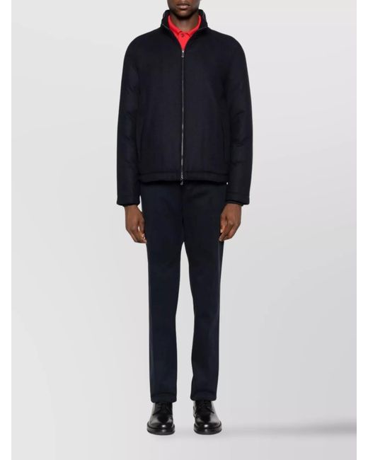 Incotex Blue Straight-Leg Trousers for men